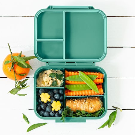 LEKKABOX CLASSIC mini lunchbox z przegródkami, Forest