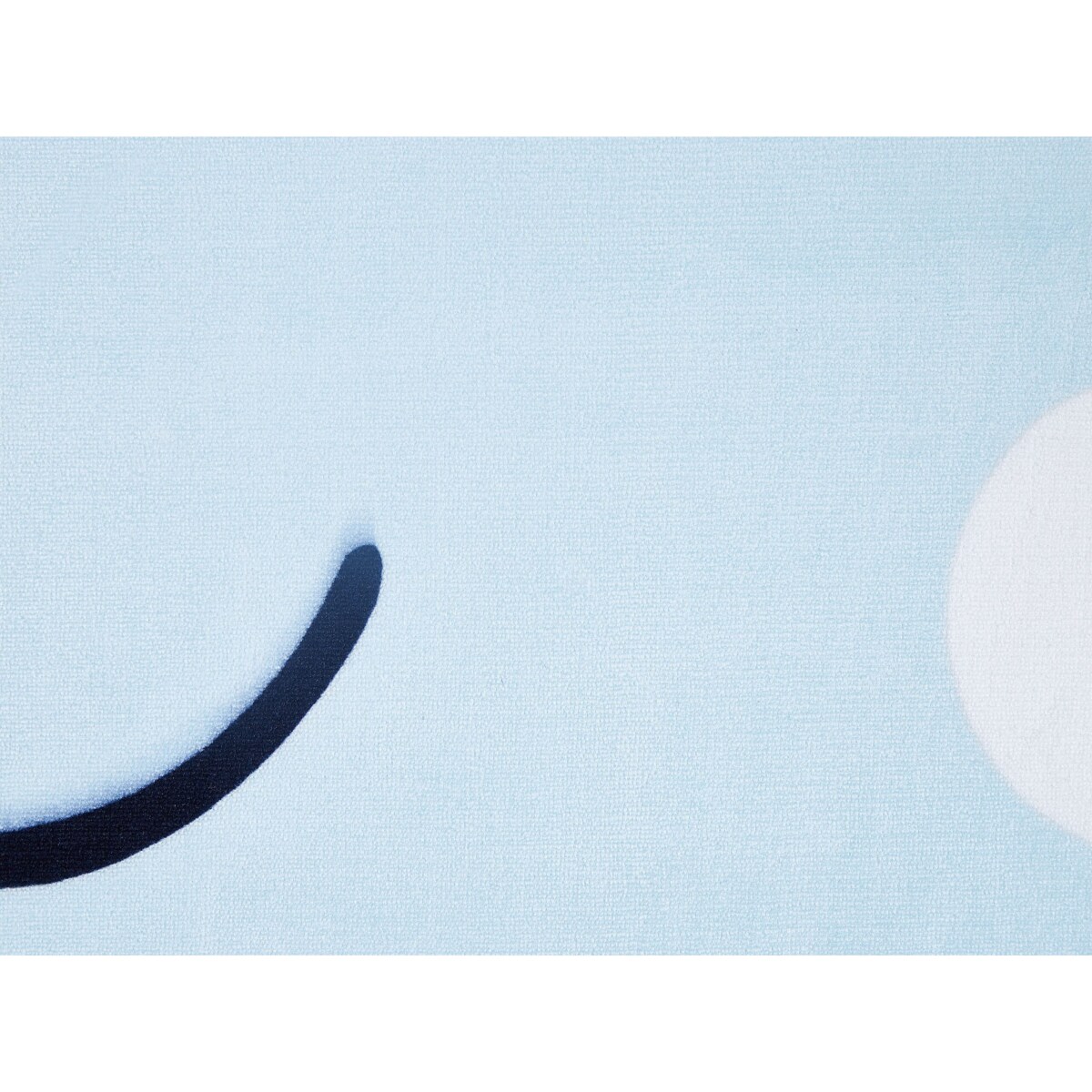 Dywan dziecięcy kształt chmury 90 x 120 cm niebieski CUMULUS