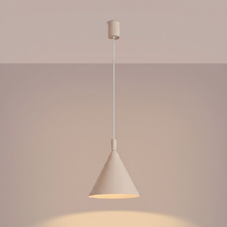 Lampa wisząca NOX 25 beżowa