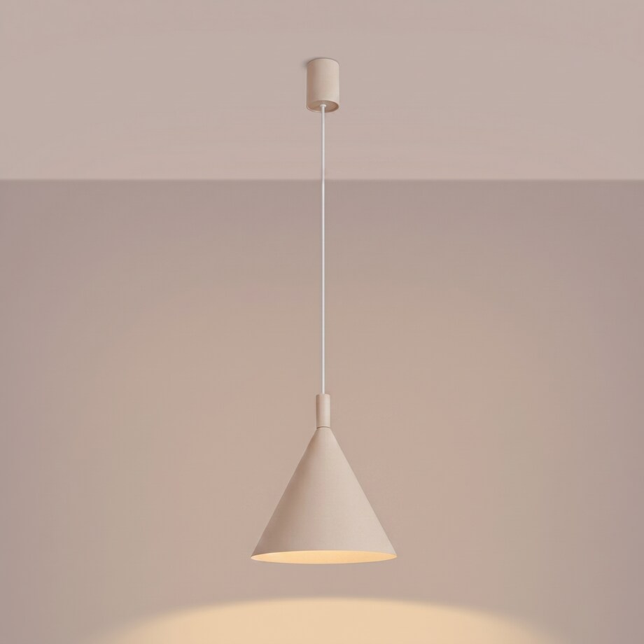 Lampa wisząca NOX 25 beżowa