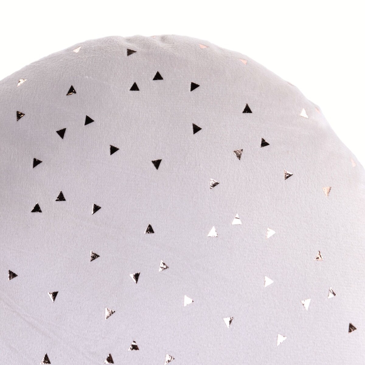 Dekoracyjna poduszka aksamitna z metalicznym wzorem