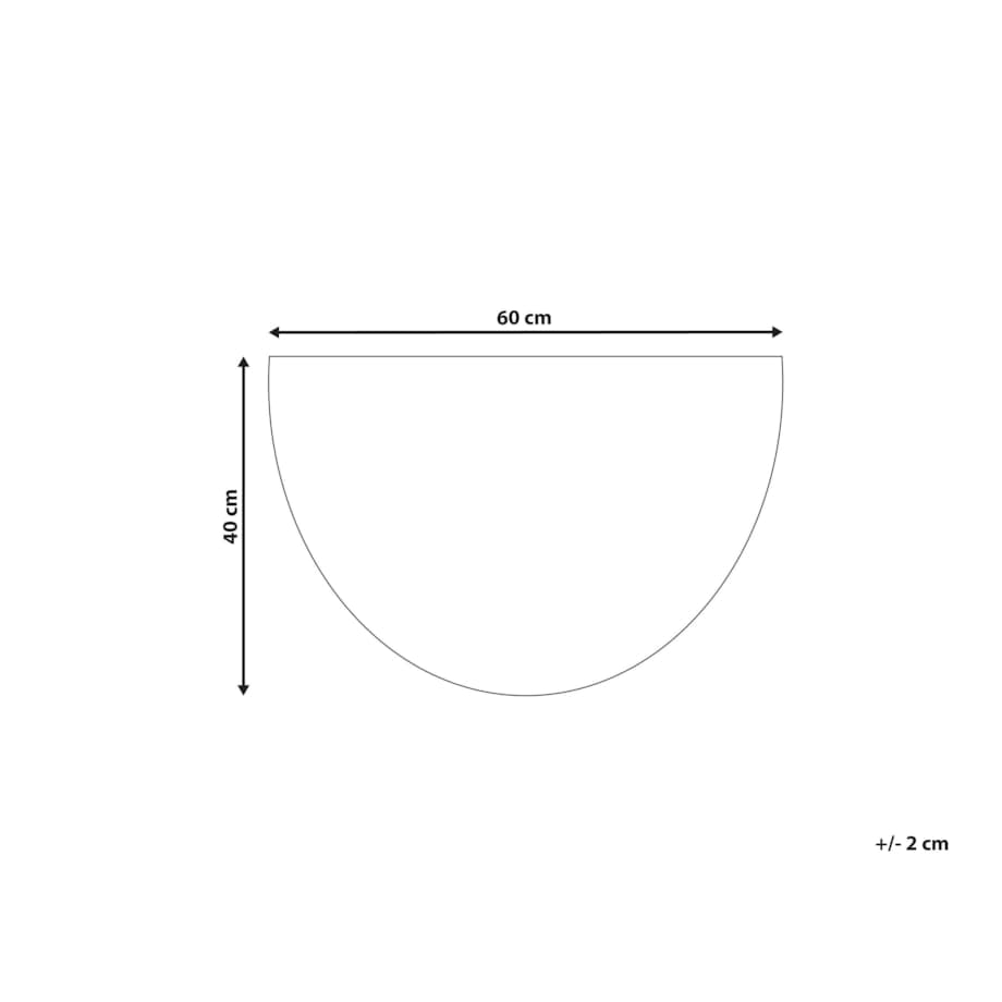Wycieraczka KINABALU 40 x 60 cm Włókno kokosowe Naturalny