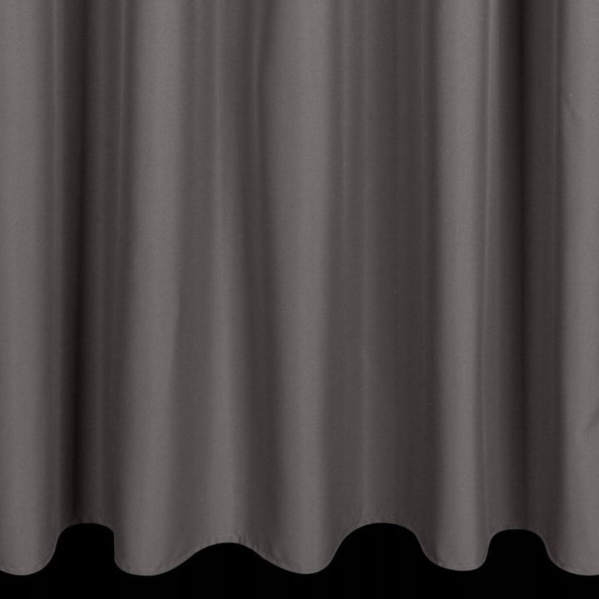 Zasłona Ogrodowa Tarasowa Taras 155 x 220 Ciemno Szara na Szelkach Rzepy