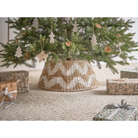 Osłonka pod choinkę HIVER Trawa morska Naturalny 60 cm