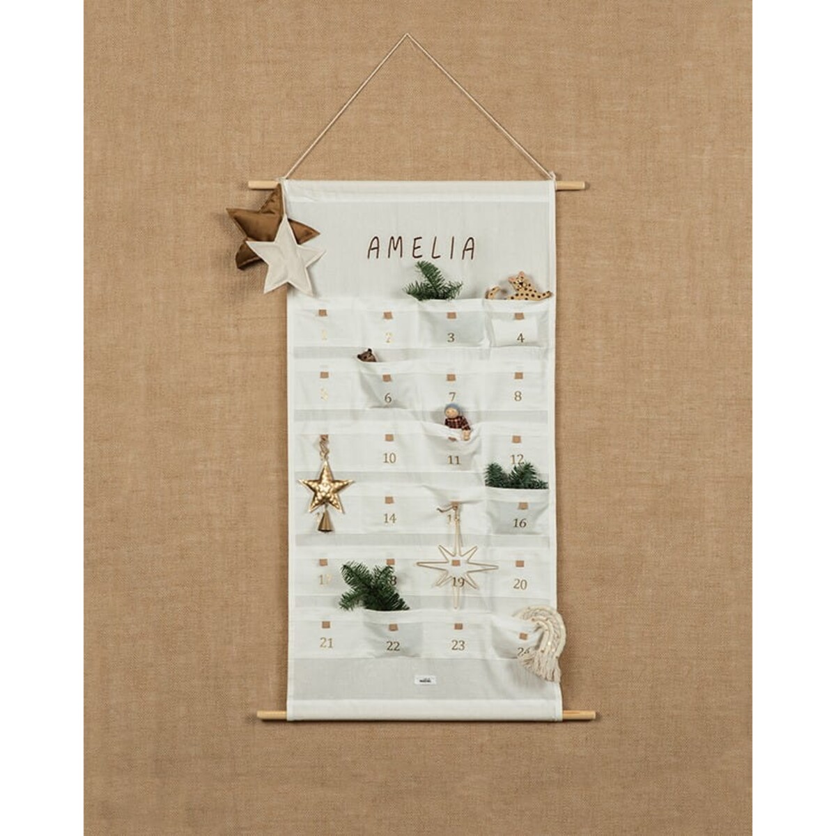 Kalendarz adwentowy happy holiday