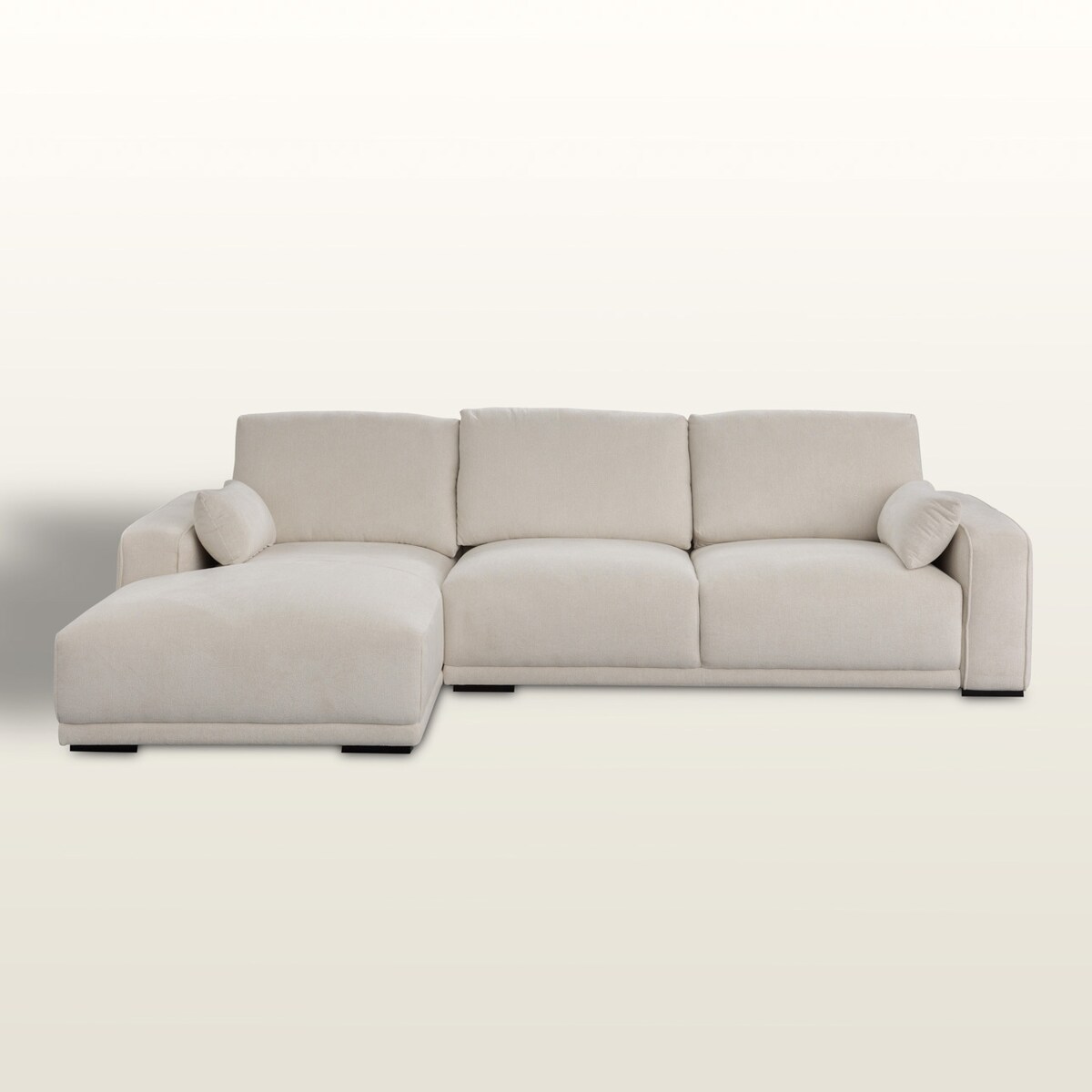 Sofa Silkeborg crème white lewa, 305x105x85 cm