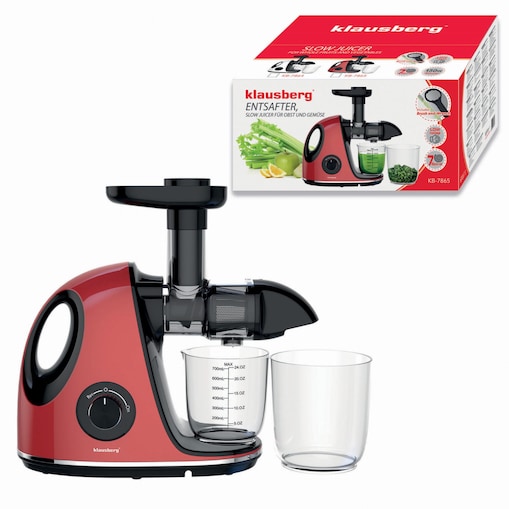 Sokowirówka wolnoobrotowa 150W do owoców i warzyw COLD PRESS KLAUSBERG KB-7865
