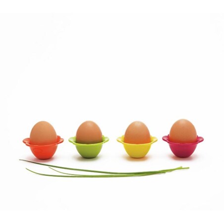 Komplet podstawek na jajka 2 sztuki rożne kolory Flower, Zak! Designs