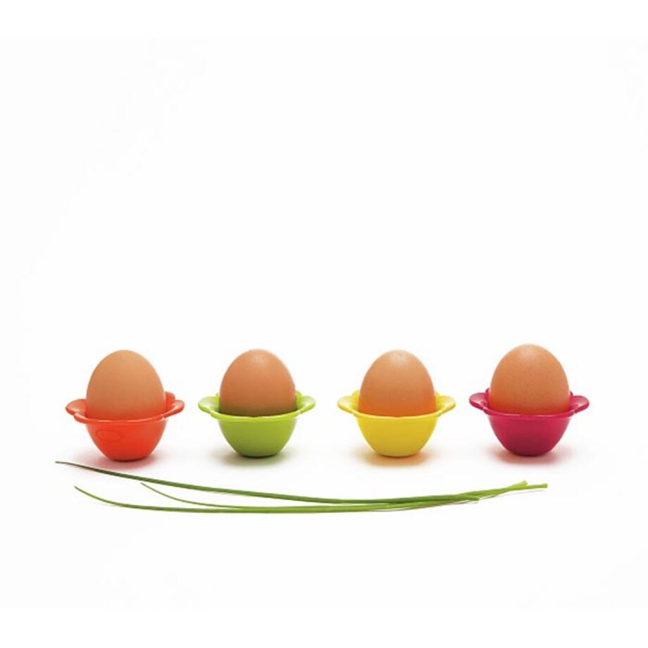 Komplet podstawek na jajka 2 sztuki rożne kolory Flower, Zak! Designs