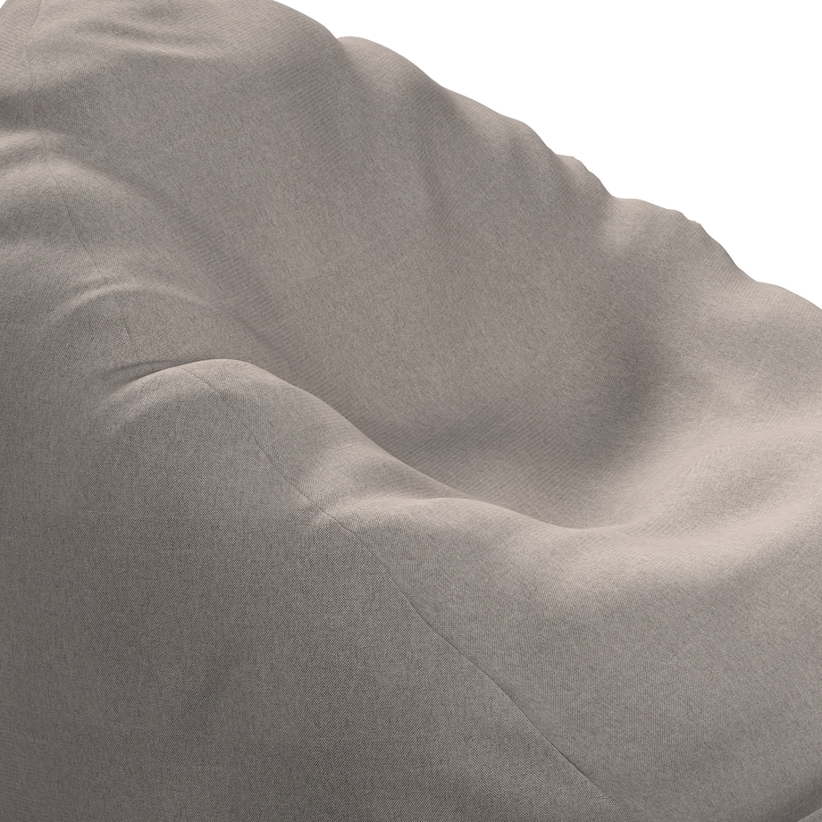 Worek do siedzenia Bowli, beżowo-szary, Ø50 x 85 cm, Lollipop