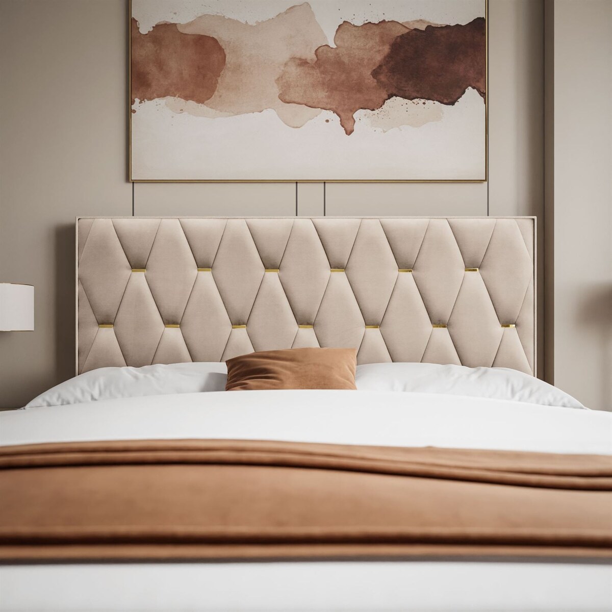 Łóżko kontynentalne IZOLDA z pojemnikiem na pościel, 180x200, RV 170, topper