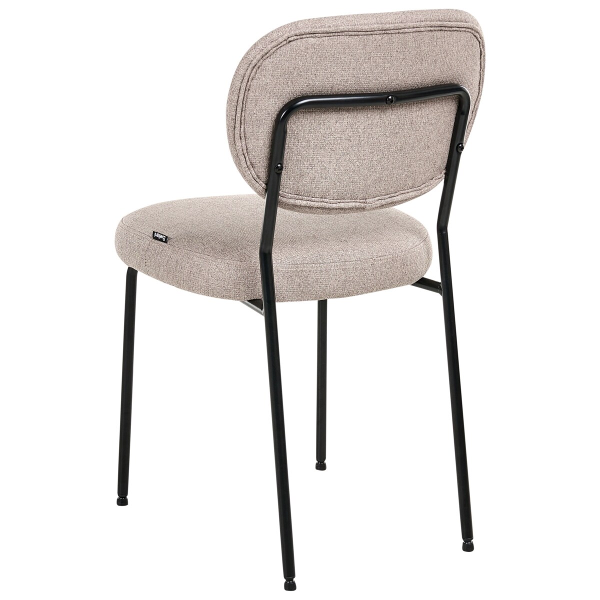 Zestaw 2 krzeseł do jadalni LOLETA Jasnobrązowy