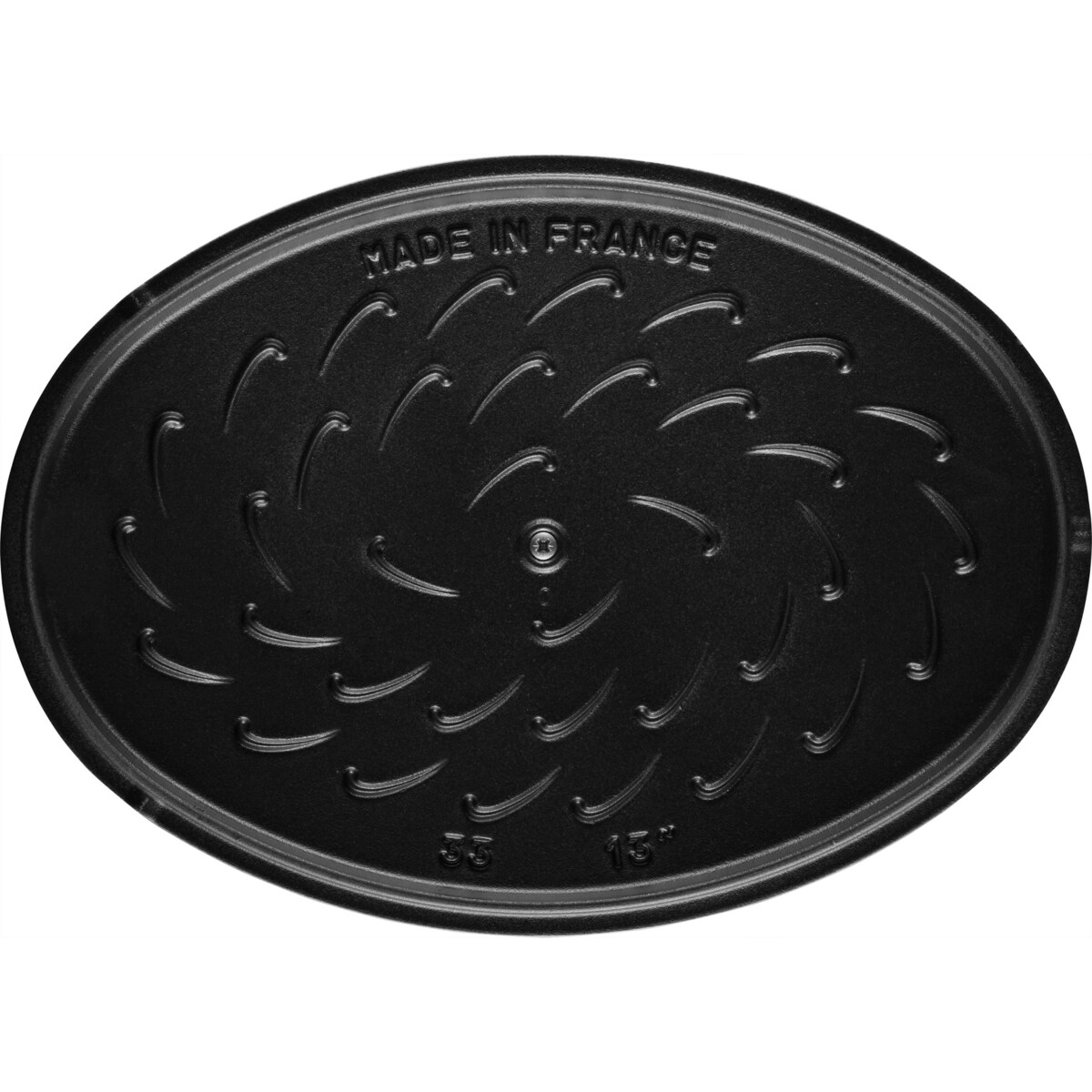 Owalna żeliwna brytfanna do ryb Staub - 2.8 ltr, Morski