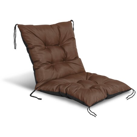 Poduszka Ogrodowa Na Krzesło Fotel 50X50X50 Cm Wodoodporna Pikowana Wiązana