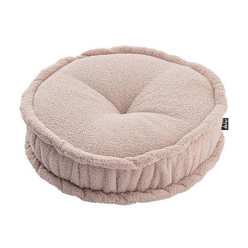 Puf francuski, różowy, 50x13cm, Boucle