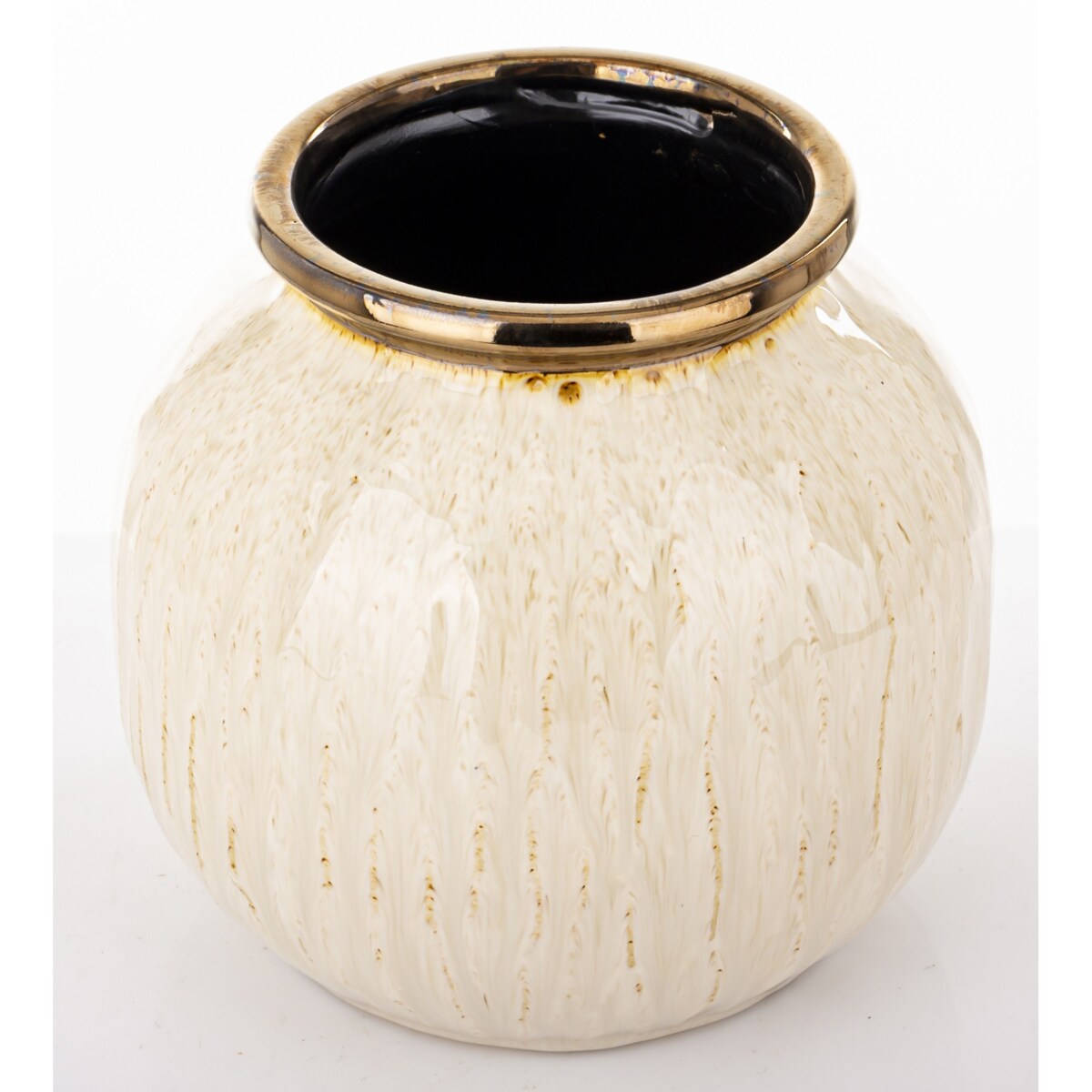 Wazon ceramiczny 20x20x20 cm MEEKE-3 small biały