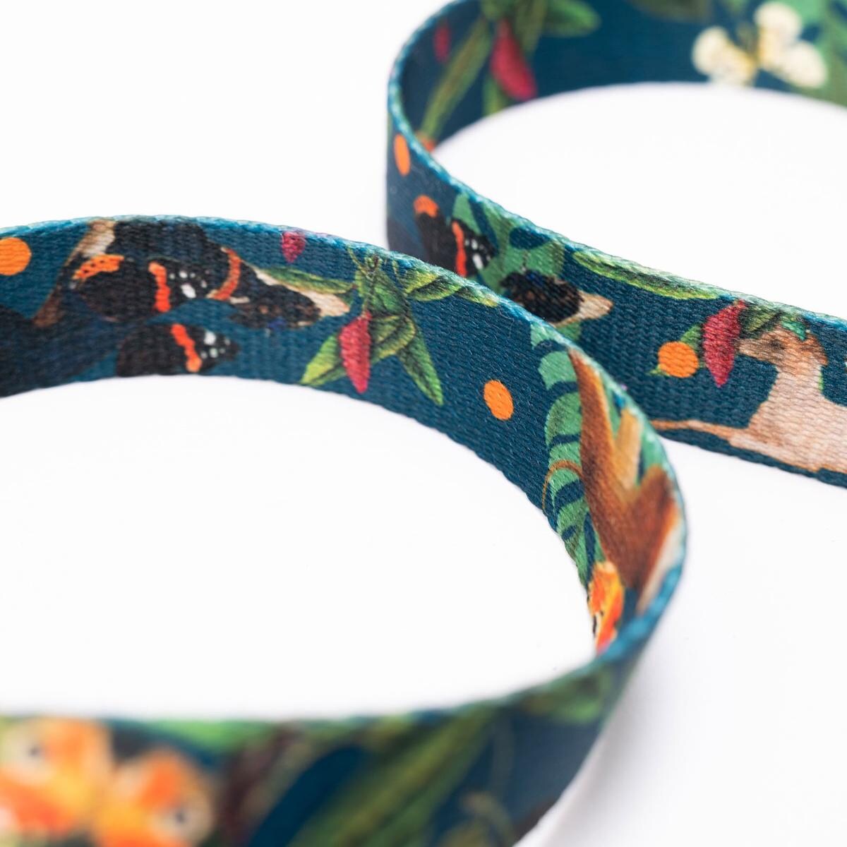 Szelki bezuciskowe dla psa lub kota "Psikolaż" - Szerokość taśmy: 38mm, Rozmiar: L