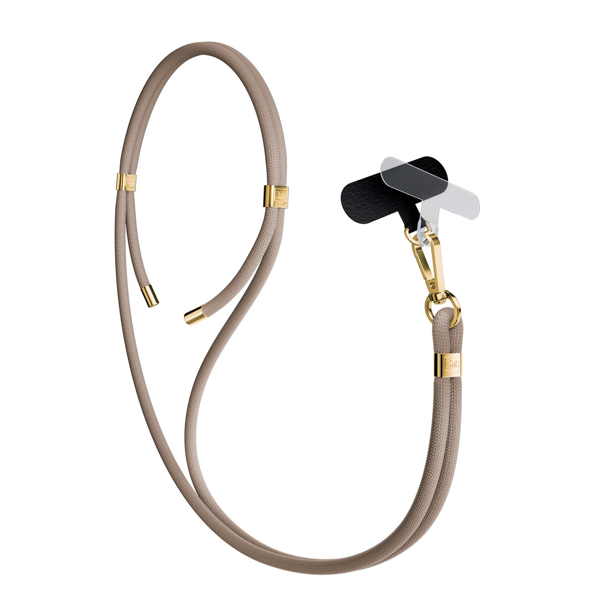 Smycz do telefonu - 3mk EasyClip elite Taupe