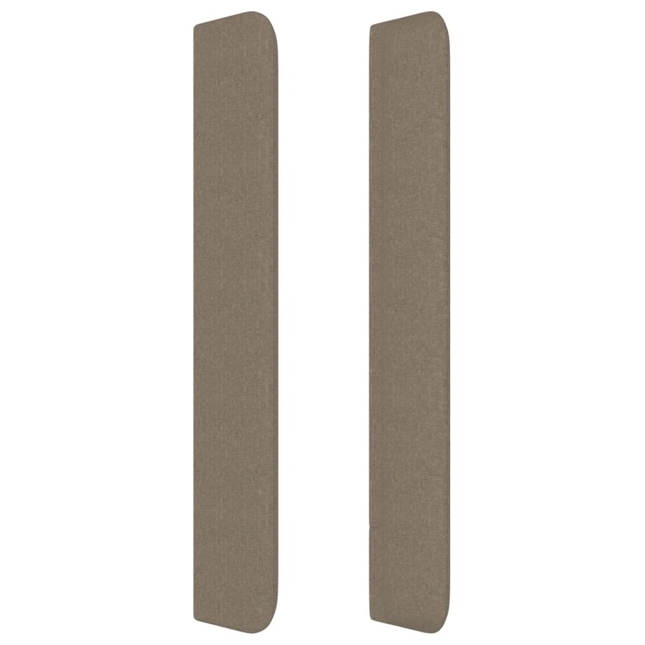 vidaXL Zagłówek uszak, taupe, 83x16x118/128 cm, tkanina