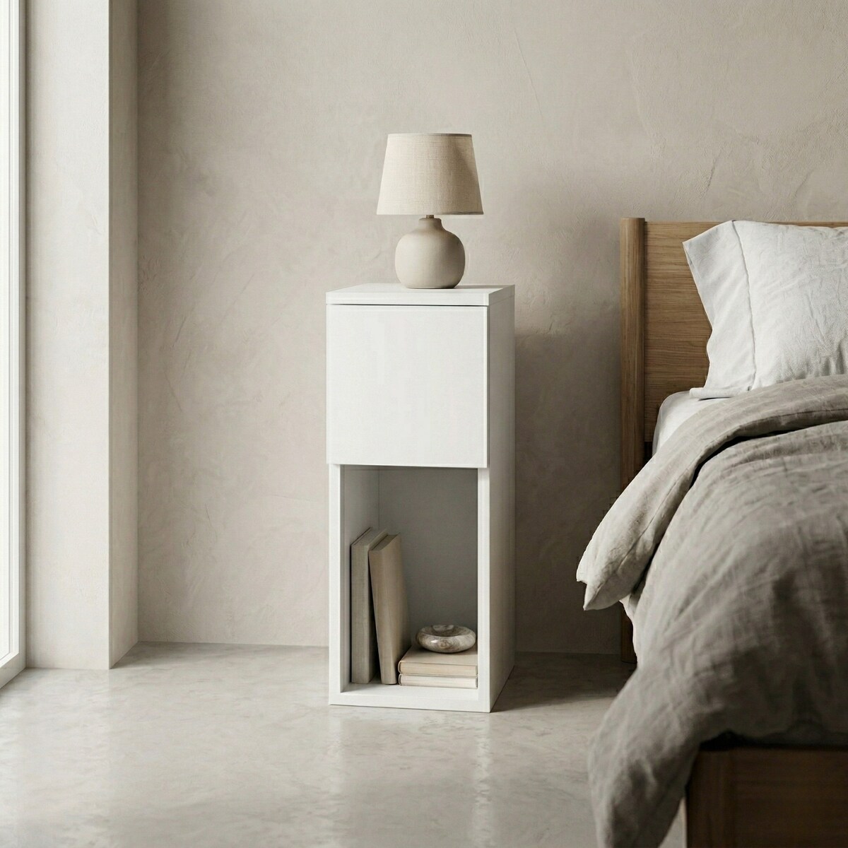 Wąski stolik pomocniczny TENY, 20 x 30 x 55 cm