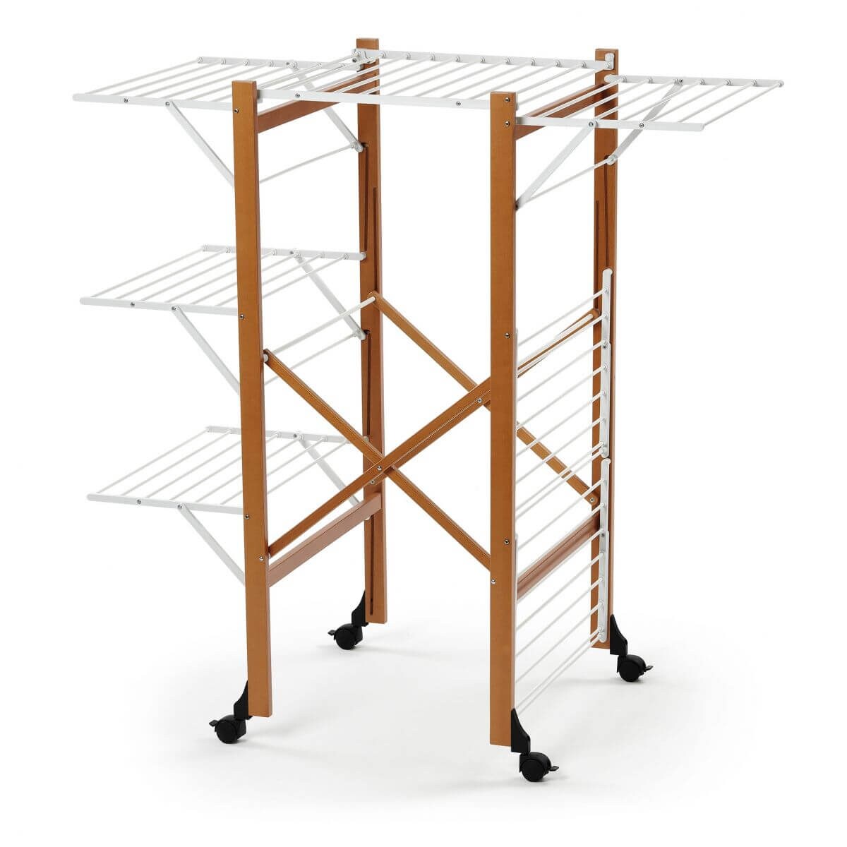 ARREDAMENTI AQUILONE Suszarka na pranie - 132 x 67 cm, Brązowy