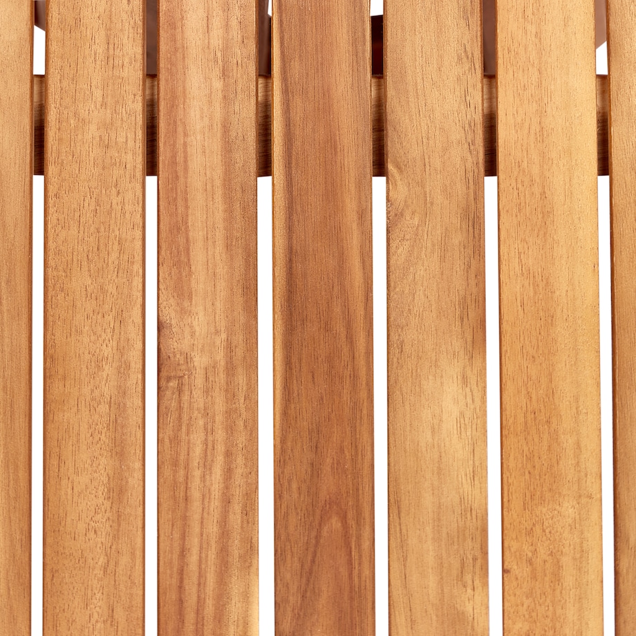 Stół ogrodowy AGELLO 120 cm 120 cm Drewno akacjowe Brązowy