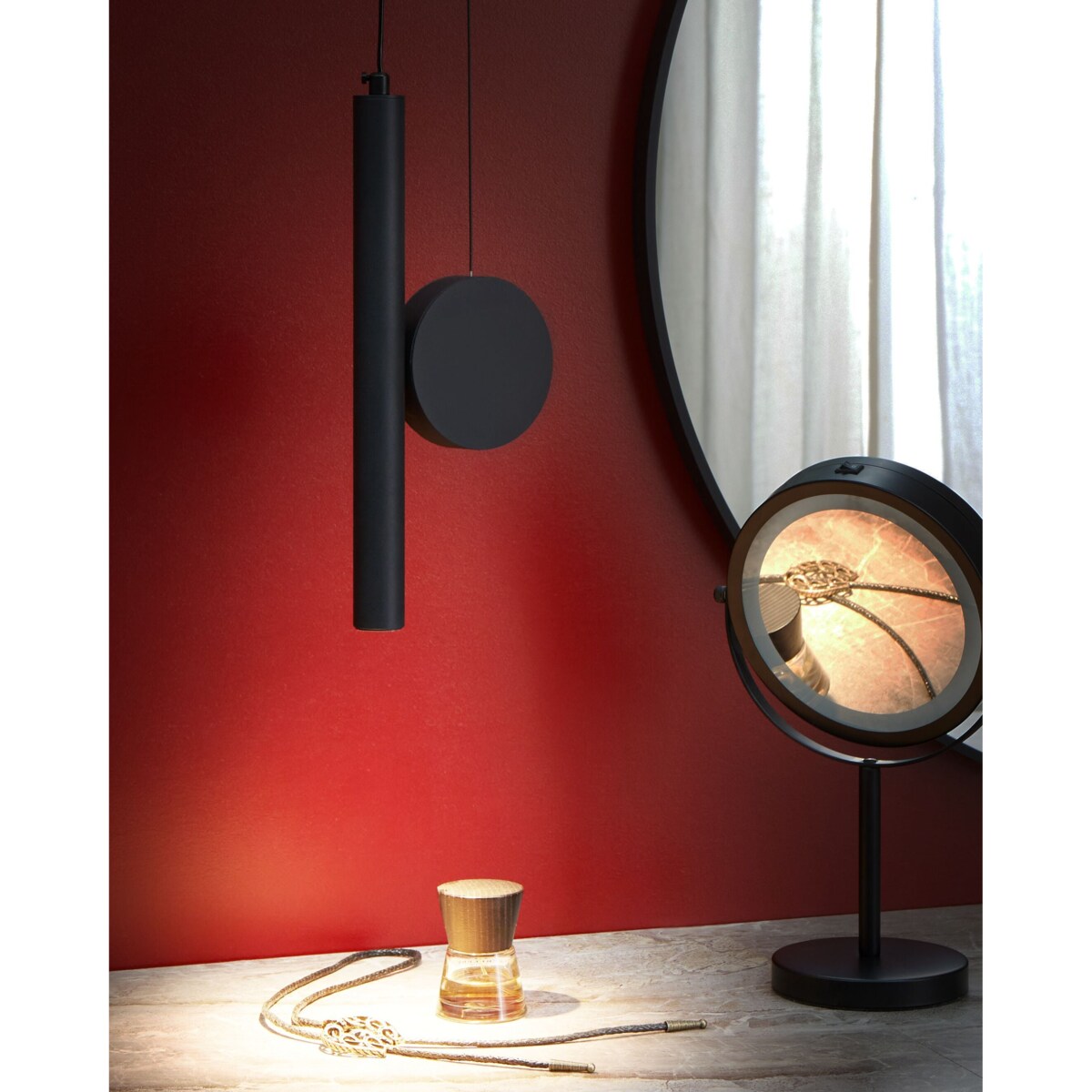 Lampa wisząca LED DAMAS Metal Czarny