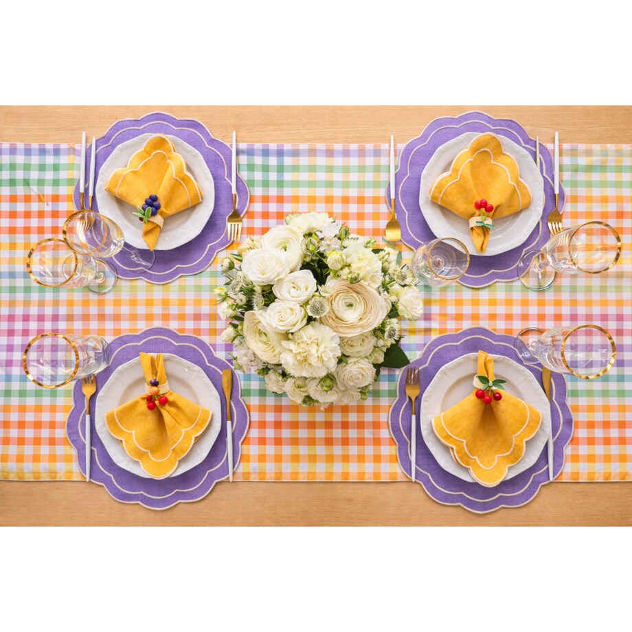 Obrus Rainbow Gingham