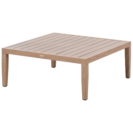 Sofa ogrodowa ze stolikiem dla 2 osób SAMPIERI Brązowy Metal