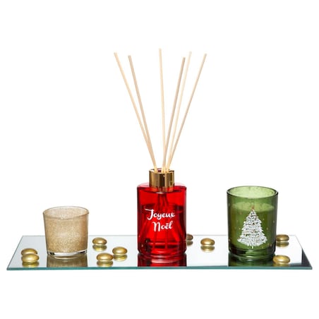 Zestaw zapachowy, 2 świece + dyfuzor