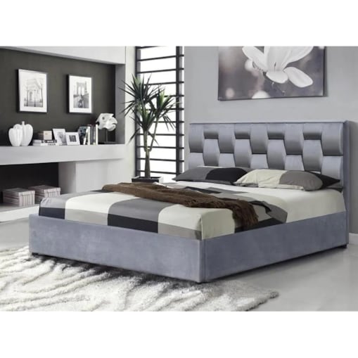 Łóżko ANNABEL 160x200 szare