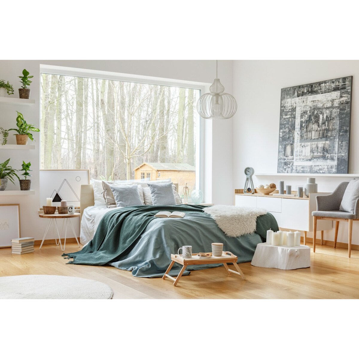 Stolik śniadaniowy, taca z nóżkami, 51x32 cm, ZELLER