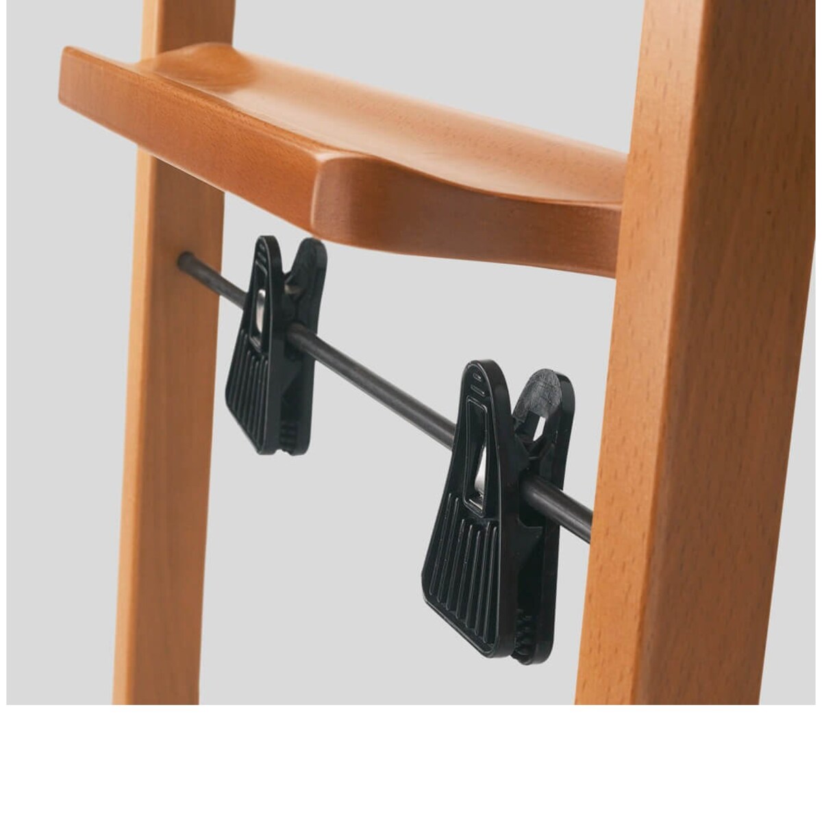 ARREDAMENTI MIXER Wieszak do sypialni - 105 x 46 cm, brązowy