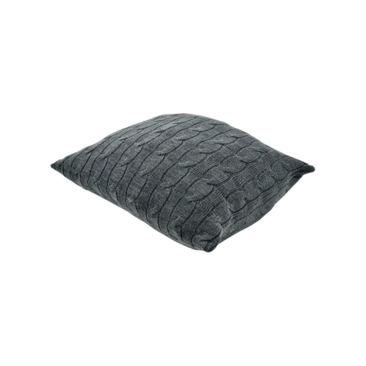 Poszewka dzianinowa na poduszkę 45x45 cm – VERONA ANTRACYT