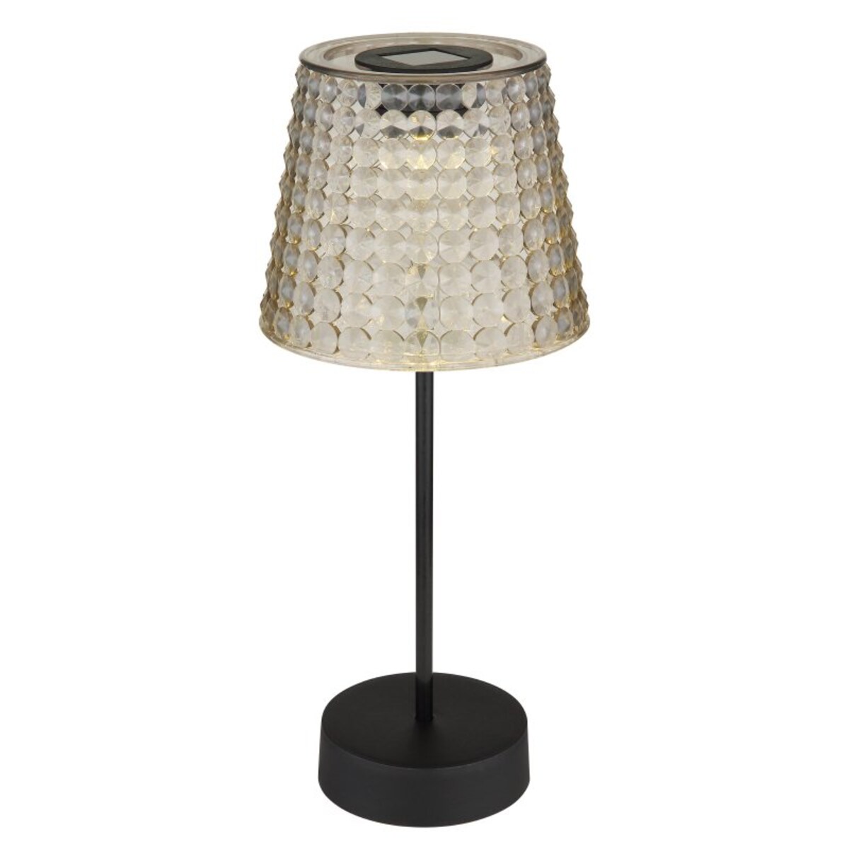 Zestaw 2 lamp solarnych stołowych LED Globo 36634-2S 3000K IP44 czarne ogród balkon taras