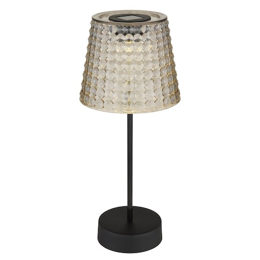 Zestaw 2 lamp solarnych stołowych LED Globo 36634-2S 3000K IP44 czarne ogród balkon taras