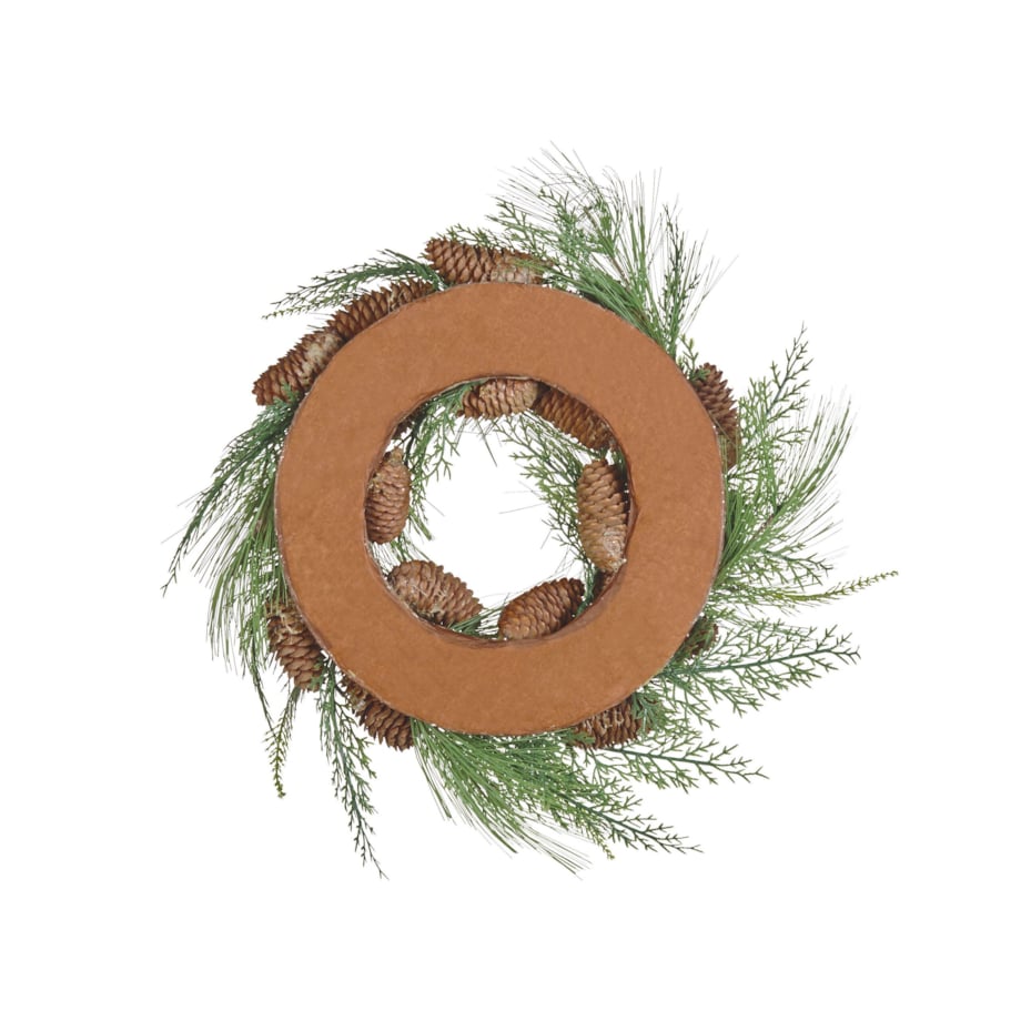 Wianek świąteczny ⌀ 34 cm zielony ASTURIA