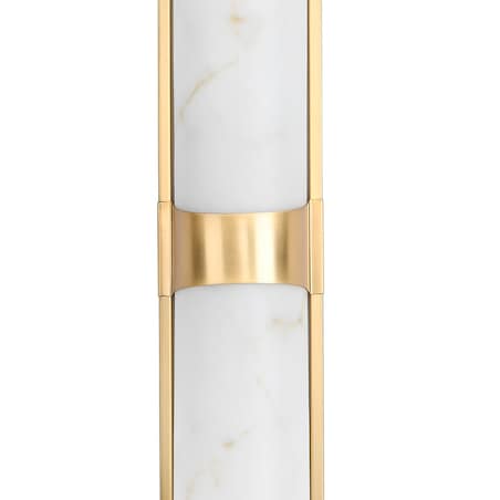 Lampa ścienna MURO LED biały marmur 66 cm