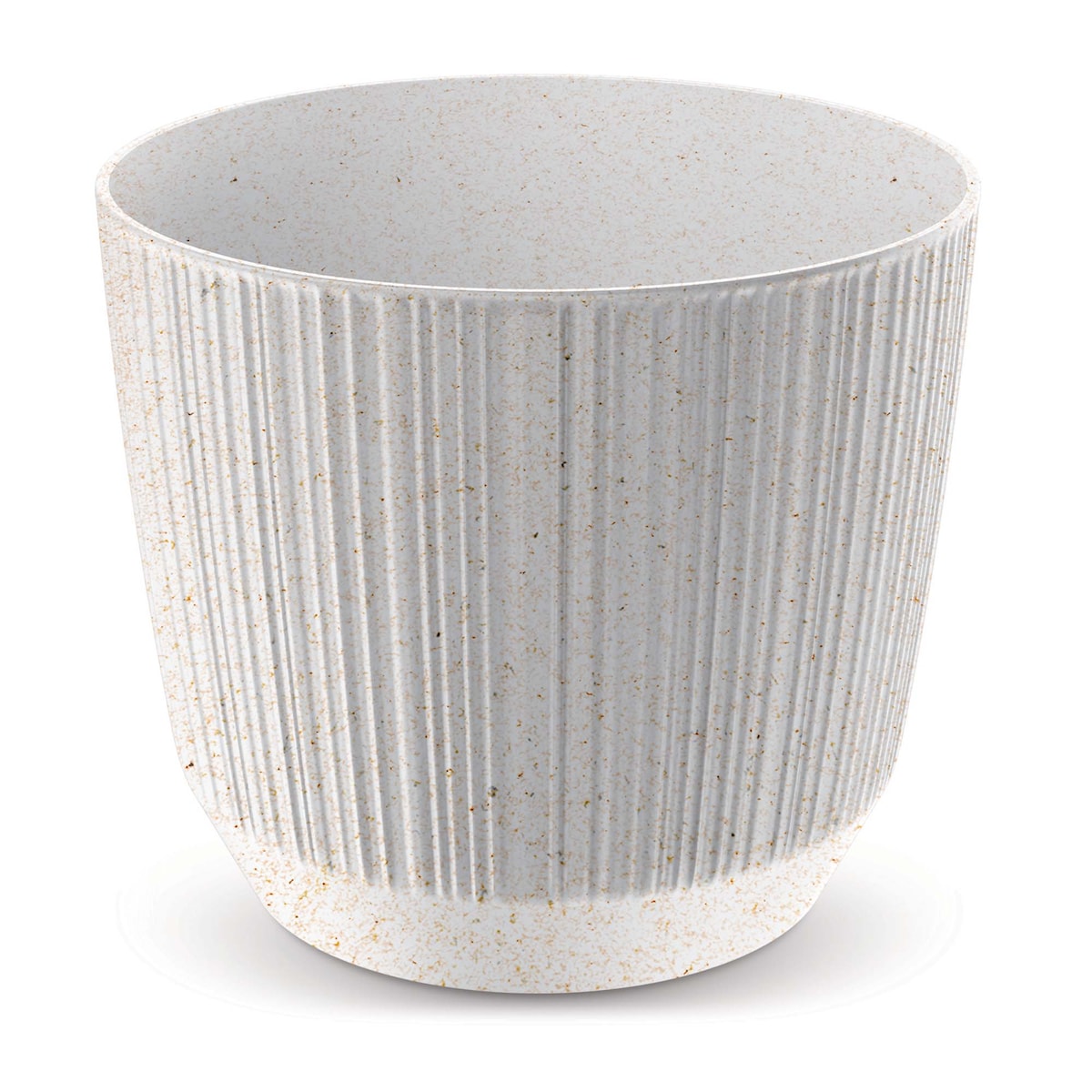 Doniczka Osłonka Domowa 16,8 Cm Ryfo Na Stół Parapet Do Domu Biała