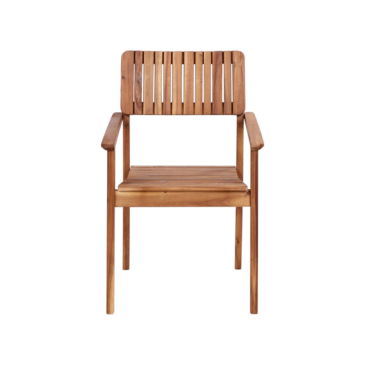 Zestaw ogrodowy dla 6 osób AGELLO z parasolem (12 opcji do wyboru) Drewno akacjowe Brązowy