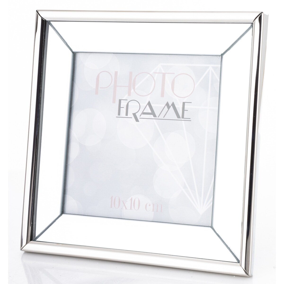 Ramka srebrna na zdjęcie 15x15x1,5-8 cm CONFINE