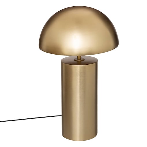 Lampa stołowa złota CHAMPI, grzybek, wys. 50 cm