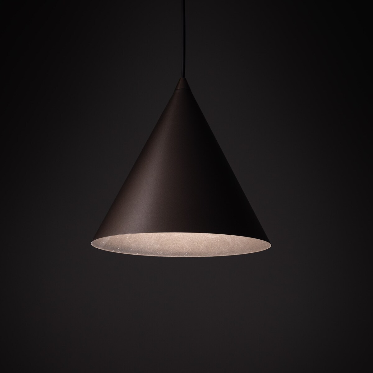 Lampa wisząca TK Lighting CONO BROWN 10037 brązowa metalowa E27 regulacja wysokości 160 cm