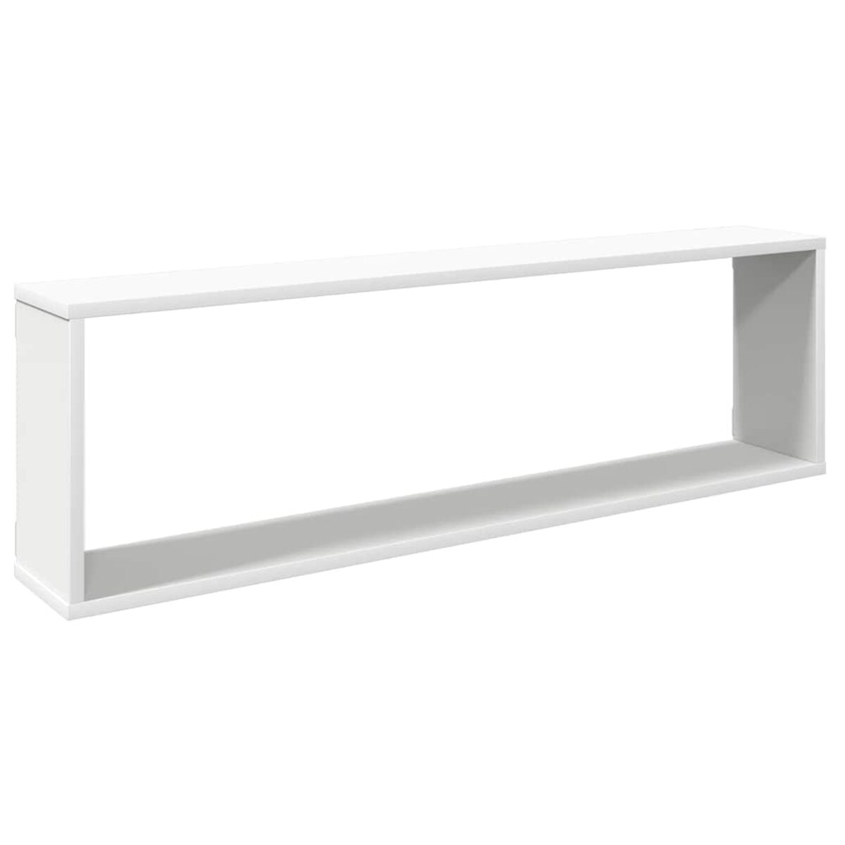 vidaXL Półki ścienne kostki, 4 szt., białe, 100x15x30 cm