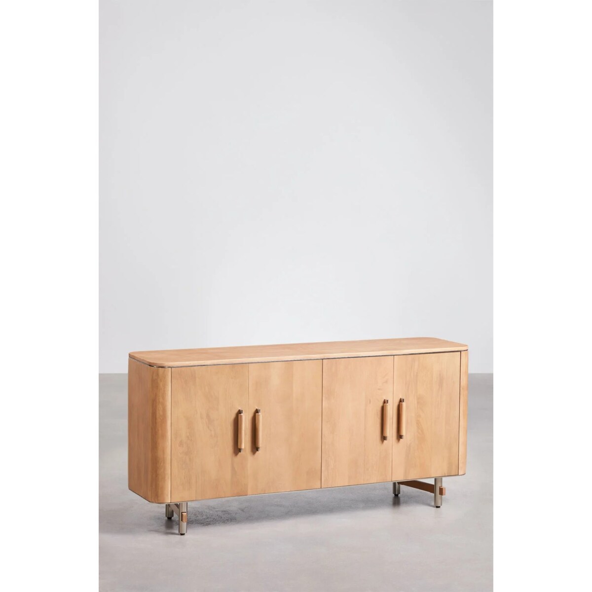 Komoda z drewna mango i stali, 160 cm, Osaka