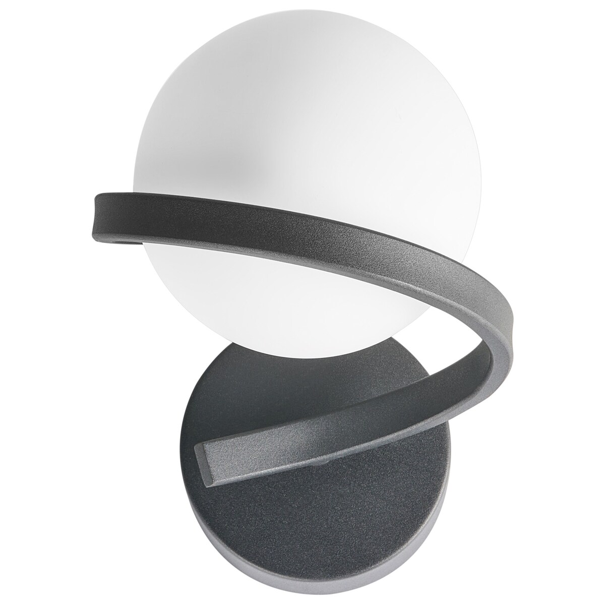 Lampa ścienna COLAGNE Czarny Metal
