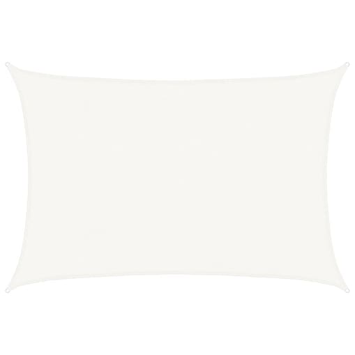 vidaXL Żagiel przeciwsłoneczny HDPE prostokątny 4x6 m, biały