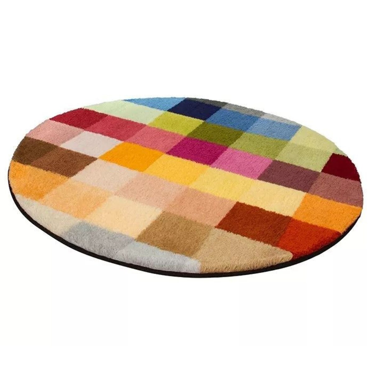 Kleine Wolke Cubetto Dywanik łazienkowy kolorowy 90 cm okrągły