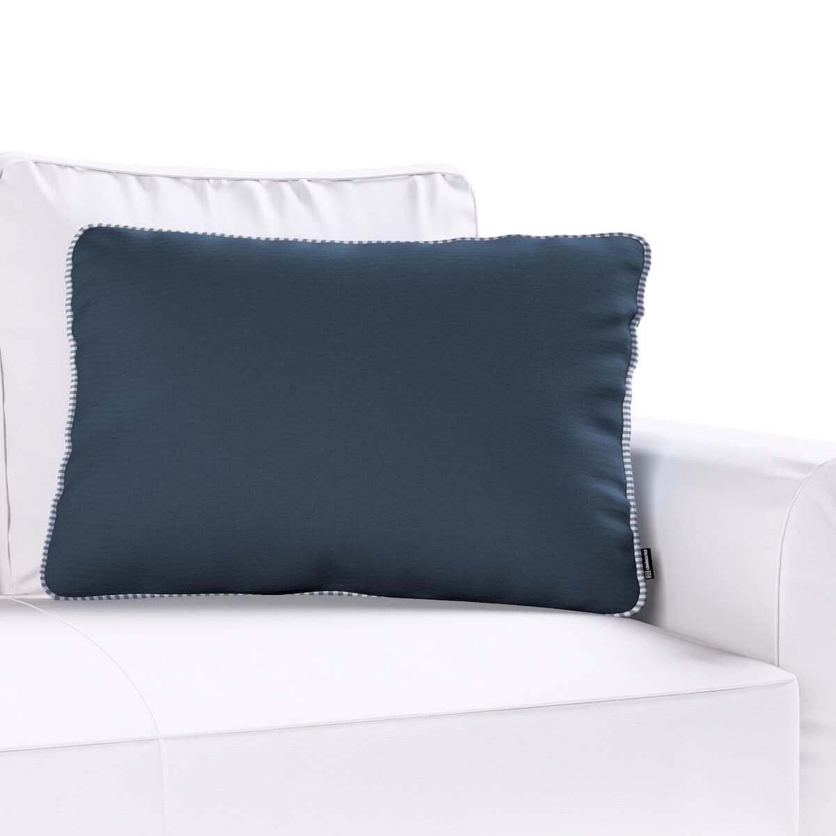 Poszewka Gabi na poduszkę prostokątna 60x40 granatowy