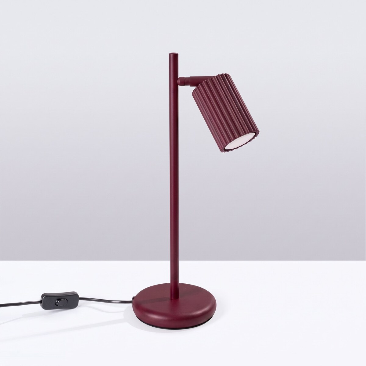 Lampa biurkowa KARBON burgund
